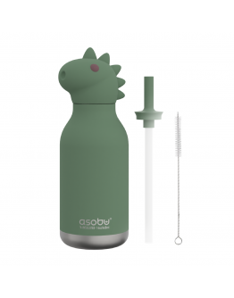 Asobu Dino Thermosfles – Stoere RVS drinkfles 450 ml