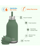 Asobu Dino Thermosfles – Stoere RVS drinkfles 450 ml