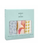 Tetradoeken Aden Anais marine gardens silky soft 3-pack