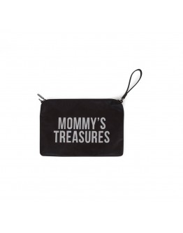 Childhome Mommy's treasures clutch tasje zwart
