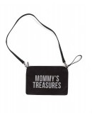 Childhome Mommy's treasures clutch tasje zwart