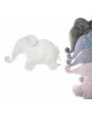 Dimpel knuffel Oscar olifant blauw Pillou