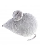 Dimpel grote knuffel muis Maude - pillou grijs