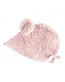 Dimpel grote knuffel muis Maude - pillou roze