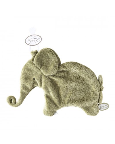 Dimpel fopspeendoekje Oscar olifant groen