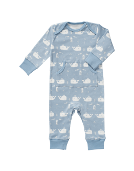 Fresk pyjama zonder voet walvis blauw