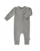 Fresk pyjama baby velours paloma grey zonder voet