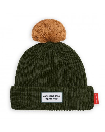 Hello Hossy muts Block forest green met pompon