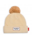 Hello Hossy muts Block sandy beige met pompon