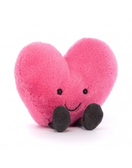 Jellycat knuffel roze hart Amuseable heart pink