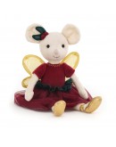 Jellycat Kerst knuffel Sugar Plum Fairy Mouse medium
