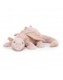 Jellycat knuffel draak Rose Dragon Medium