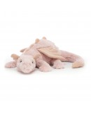 Jellycat knuffel draak Rose Dragon Medium