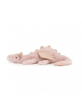 Jellycat knuffel draak Rose Dragon Medium