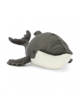 Jellycat knuffel whale Humphrey grote walvis