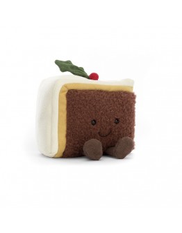 Jellycat knuffel Kerst stukje Cake Amuseable