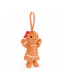 Jellycat knuffel Kerst deco - Festive Folly Gingerbread Ruby