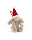 Jellycat knuffel Kerst - Christmas Bashful Christmas Bunny Decoration