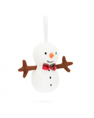 Jellycat knuffel Kerst deco - Festive Folly Christmas Snowman