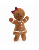 Jellycat knuffel Kerst Gingerbread Jolly large Ruby