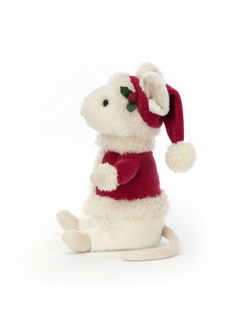 Jellycat Kerst knuffel Merry Mouse Christmas