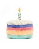 Jellycat knuffel Amuseable rainbow Birthday Cake