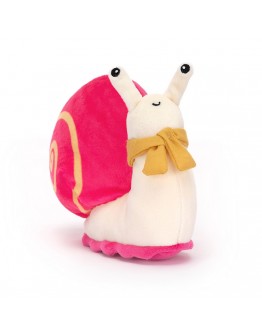 Jellycat knuffel slak Escargot Pink