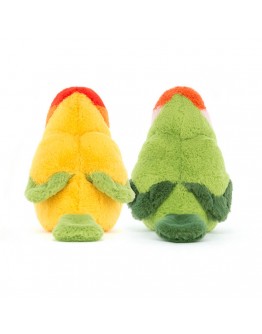 Jellycat knuffel lovebirds set 2