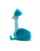 Jellycat knuffel struisvogel Fou Fou Ostrich blue