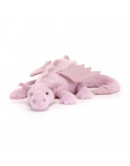 Jellycat knuffel draak Lavender Dragon Medium