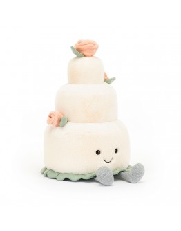 Jellycat knuffel bruidstaart Amuseable wedding cake