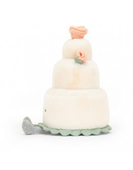 Jellycat knuffel bruidstaart Amuseable wedding cake