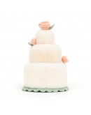 Jellycat knuffel bruidstaart Amuseable wedding cake