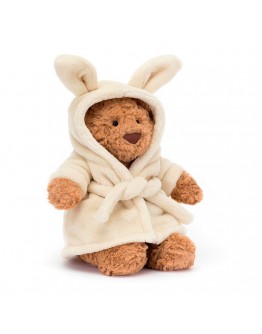 Jellycat knuffel beer Bartholomew Bear Bathrobe