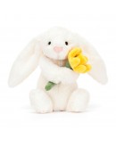 Jellycat knuffel konijn Bashful Bunny With Daffodil