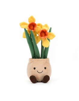 Jellycat kuffel bloem narcis Amuseable Daffodil Pot