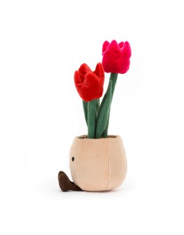 Jellycat kuffel bloem Tulp Amuseable Tulip Pot
