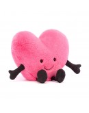 Jellycat knuffel roze hart Amuseable heart pink Large