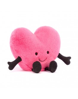 Jellycat knuffel roze hart Amuseable heart pink Little