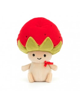 Jellycat knuffel paddestoel Sallie Straw-Beret - Uit collectie