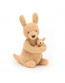 Jellycat knuffel kangeroe en baby Huddles