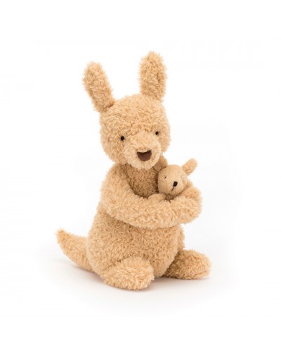 Jellycat knuffel kangeroe en baby Huddles