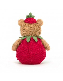 Jellycat knuffel Bartholomew Bear Strawberry