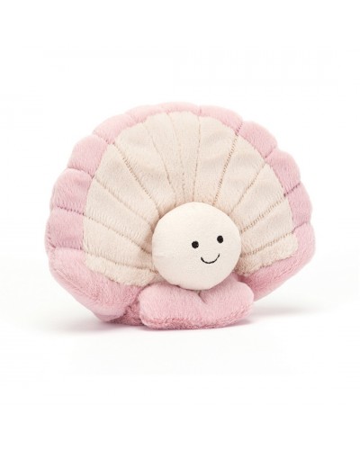 Jellycat knuffel zeedier Clemmie Clam schelp