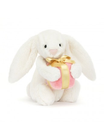 Jellycat knuffel Bashful Bunny With Present