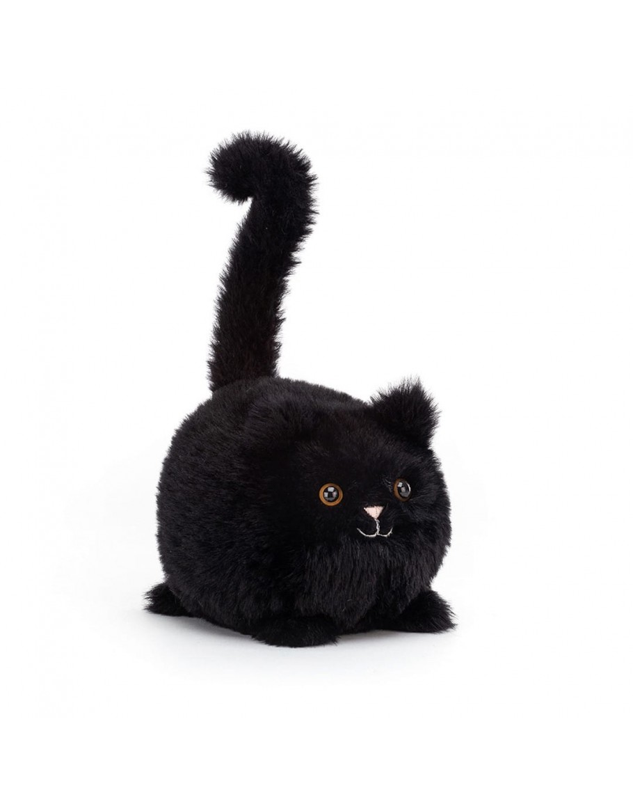 storting Veranderlijk Uitgaan Jellycat knuffel kat kitten Caboodle zwart - Grote Schatten
