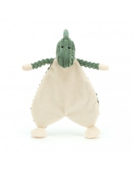 Knuffeldoekje dino Jellycat Cordy Roy 23 cm