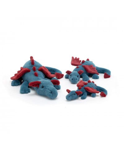 Jellycat knuffel draak Dexter Little - Out