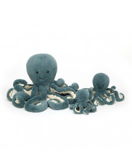 Jellycat octopus knuffel baby blauw Storm