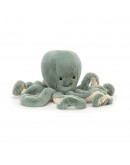 Jellycat octopus knuffel small blauw Odyssey